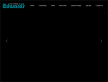 Tablet Screenshot of edwardsfurnishings.com